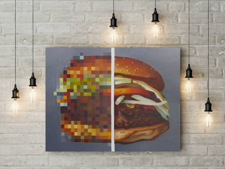 Original Surrealism Still Life Painting by Philippe Olivier