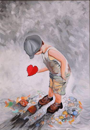 Print of Figurative Children Paintings by Terry Horton