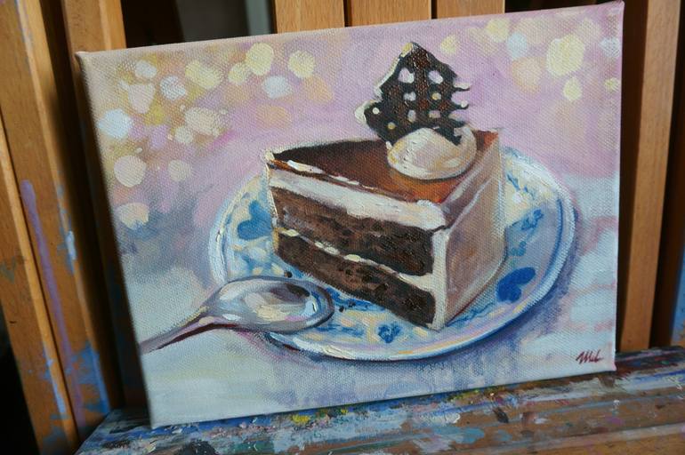 Original Figurative Food & Drink Painting by Olga Shevcova