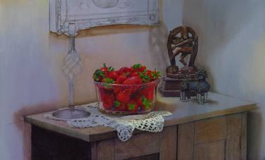 Original Photorealism Interiors Paintings by Alvaro Martínez Blanche