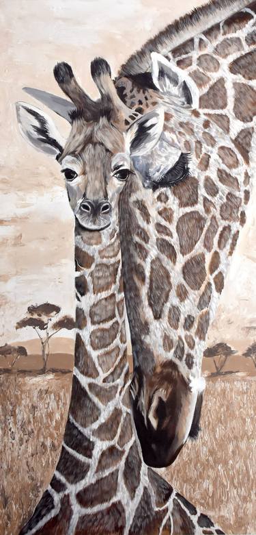 Giraffe motherhood thumb