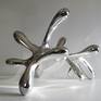 Temporary not available.

Sculpture casted in aluminium and polished. 

Usually I work inspired by elements of the nature without a defined shape, like the water, the clouds, the waves, etc... All these elements appear in the Nature with a continuous changing form and I try to represent this movement on my works.
