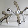 Temporary not available.

Sculpture casted in aluminium and polished. 

Usually I work inspired by elements of the nature without a defined shape, like the water, the clouds, the waves, etc... All these elements appear in the Nature with a continuous changing form and I try to represent this movement on my works.