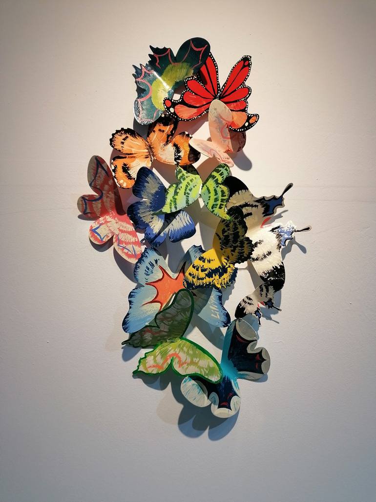13 butterflies (vertical) - Print