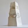 Inspired by the beauty on nature - the mountains. The sculpture combines soft shapes and geometrical patterns.