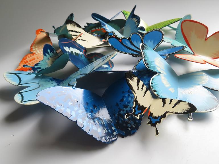 Original Abstract Expressionism Nature Sculpture by Liliya Pobornikova