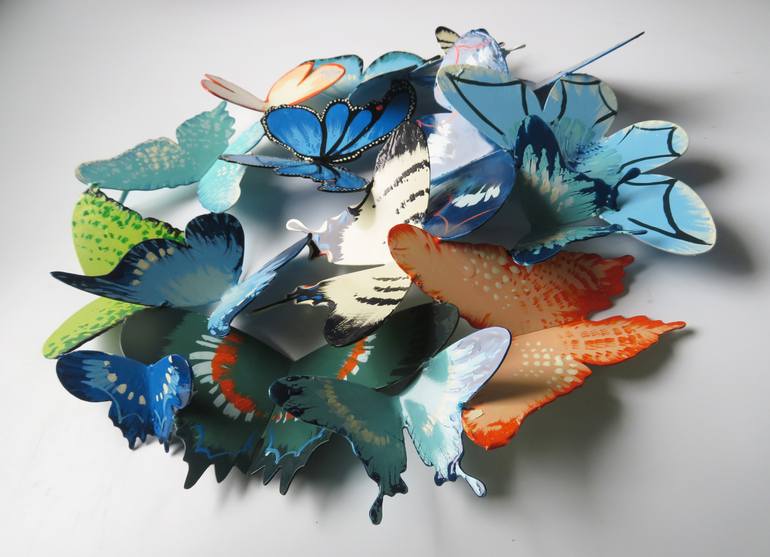 Original Abstract Expressionism Nature Sculpture by Liliya Pobornikova