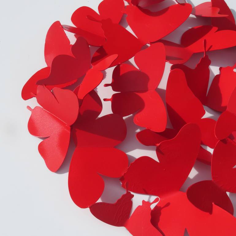 Original Abstract Nature Sculpture by Liliya Pobornikova