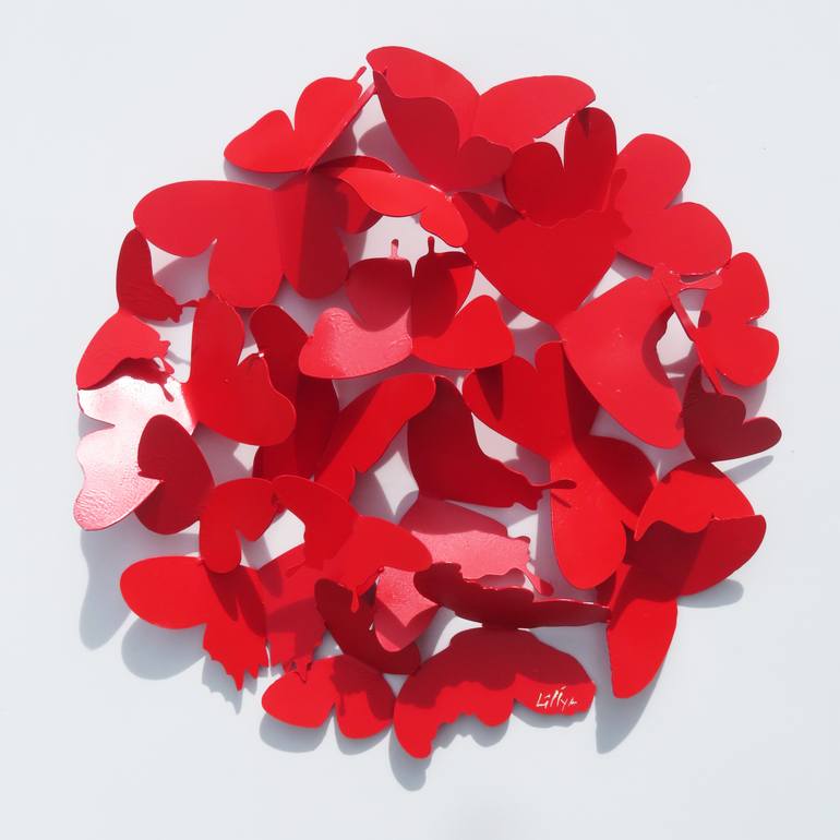 Original Abstract Nature Sculpture by Liliya Pobornikova