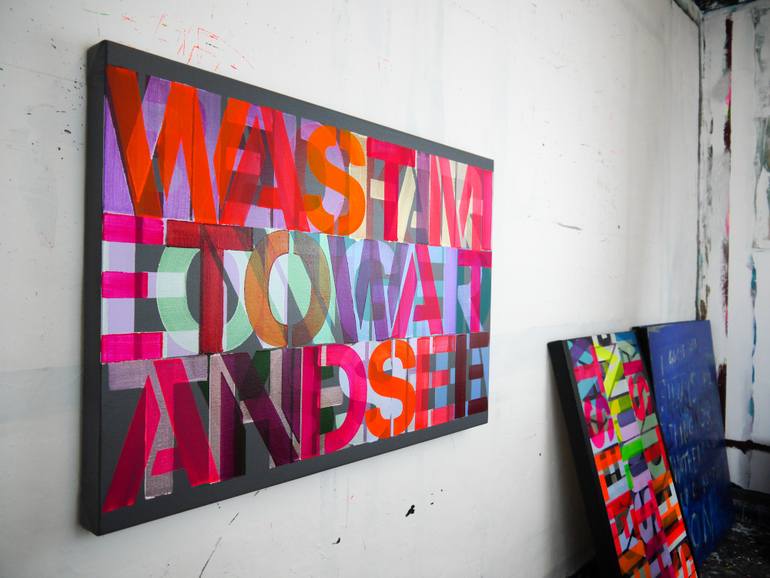 Original Pop Art Abstract Painting by Niki Hare