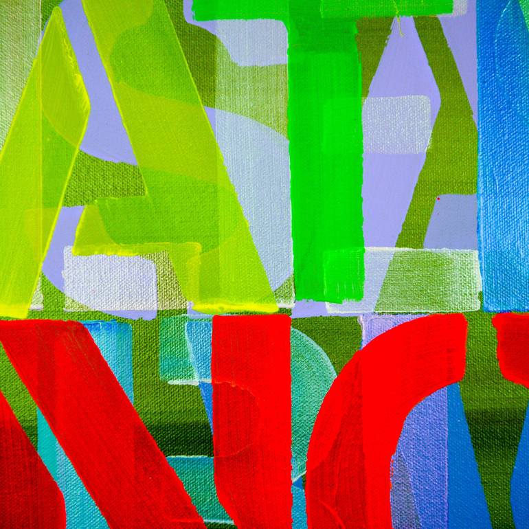 Original Pop Art Abstract Painting by Niki Hare