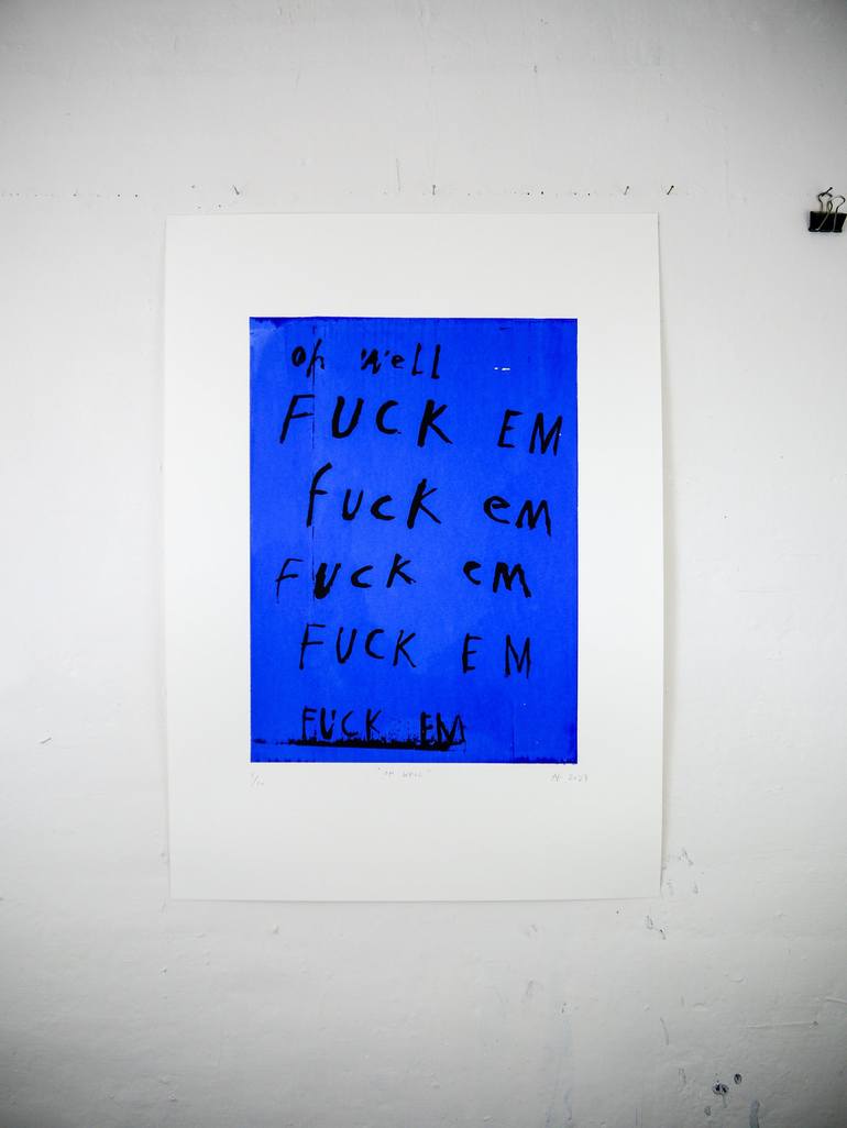 Original Typography Printmaking by Niki Hare