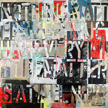 Print of Street Art Abstract Collage by Niki Hare