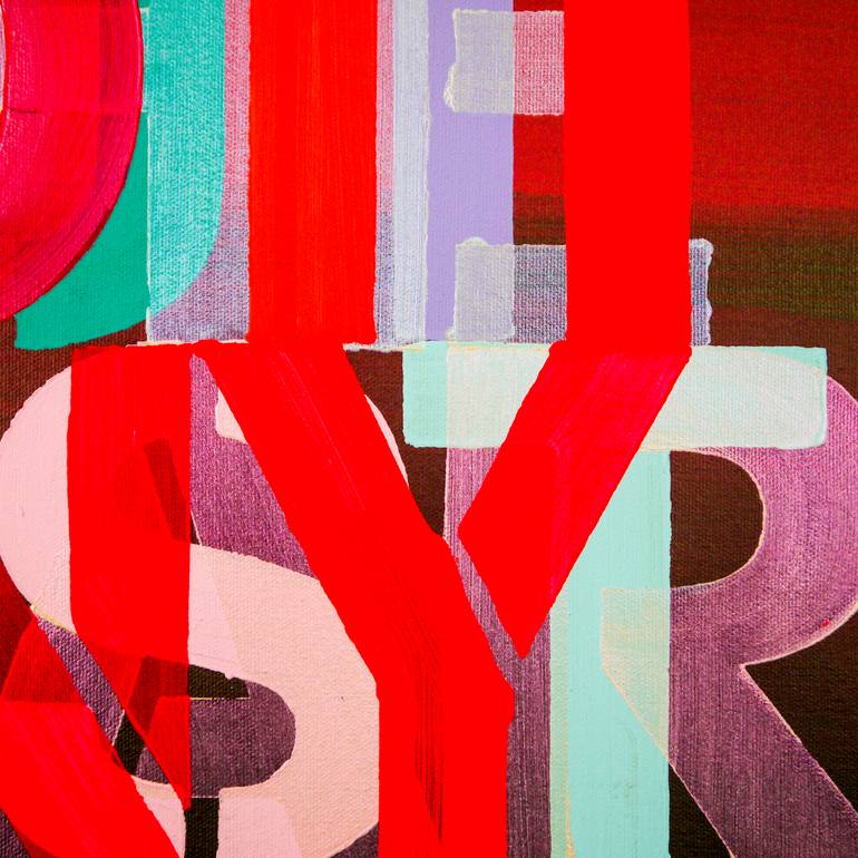 Original Pop Art Abstract Painting by Niki Hare