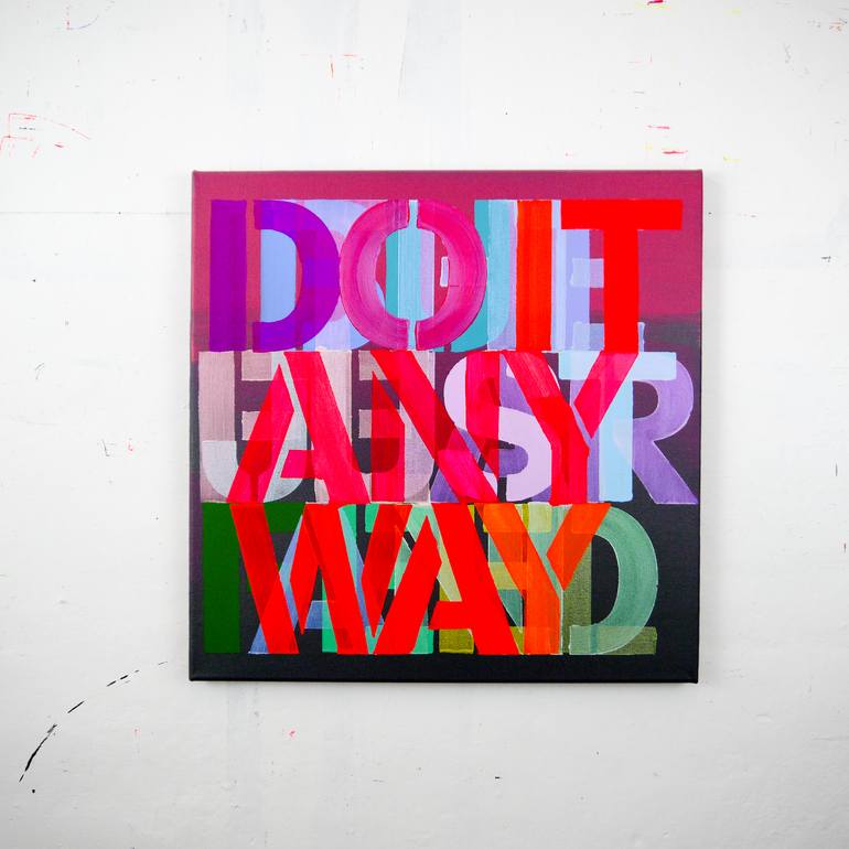 Original Pop Art Abstract Painting by Niki Hare