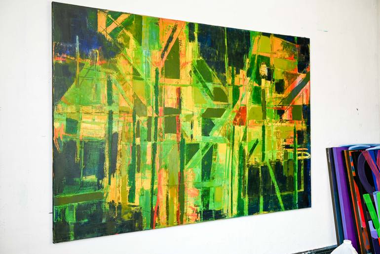 Original Abstract Expressionism Abstract Painting by Niki Hare