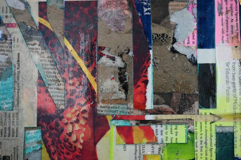 Original Abstract Collage by Niki Hare