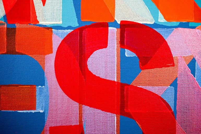 Original Pop Art Abstract Painting by Niki Hare