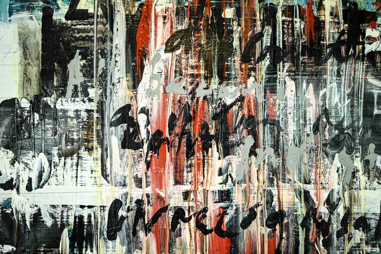 Original Abstract Expressionism Abstract Painting by Niki Hare