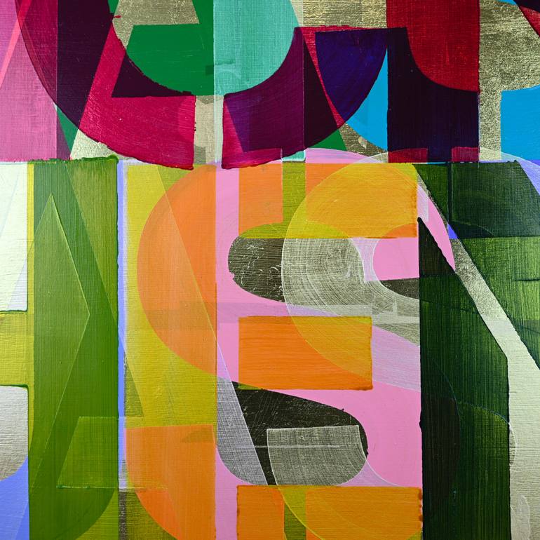 Original Pop Art Abstract Painting by Niki Hare