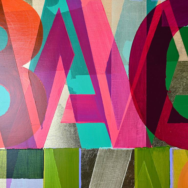 Original Pop Art Abstract Painting by Niki Hare