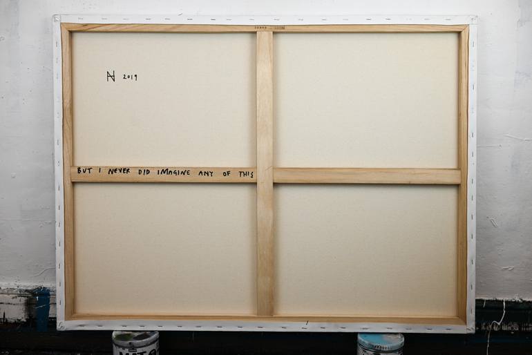 Original Minimalism Abstract Painting by Niki Hare