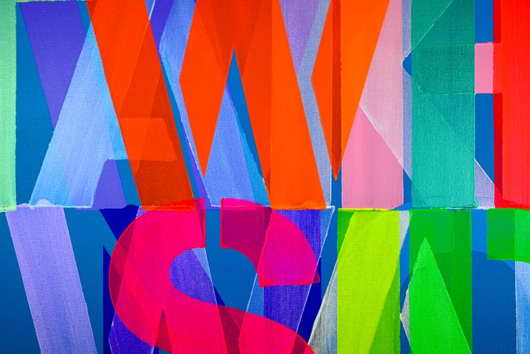 Original Pop Art Abstract Painting by Niki Hare