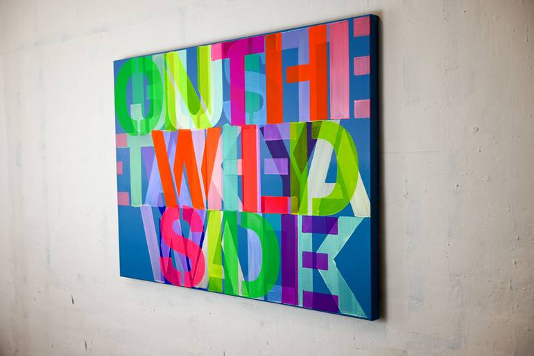 Original Pop Art Abstract Painting by Niki Hare