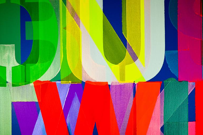 Original Pop Art Abstract Painting by Niki Hare