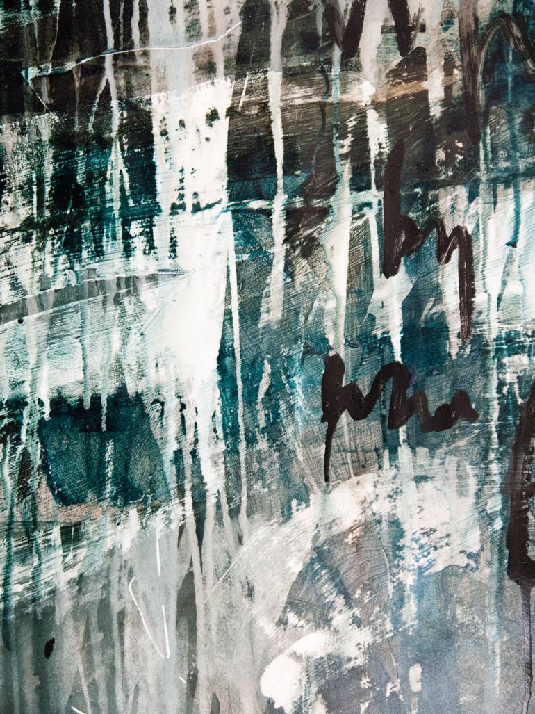 Original Abstract Transportation Painting by Niki Hare