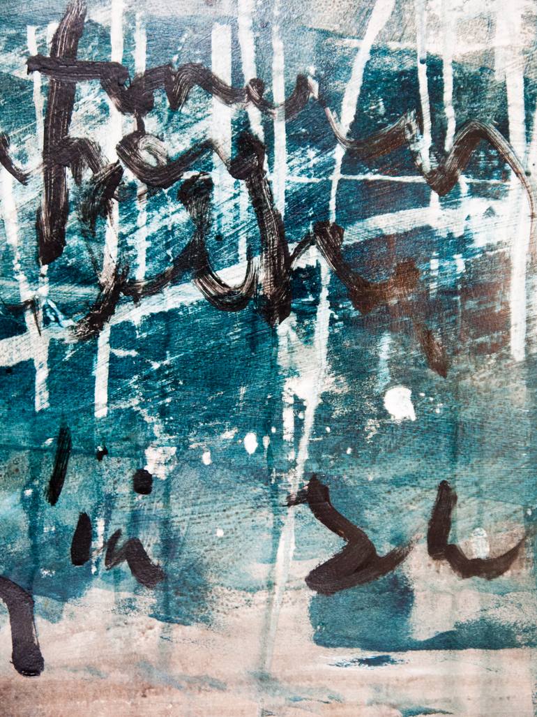 Original Abstract Transportation Painting by Niki Hare