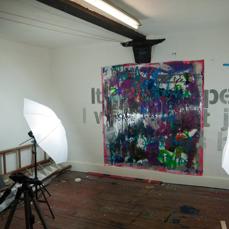 Original Abstract Expressionism Abstract Painting by Niki Hare