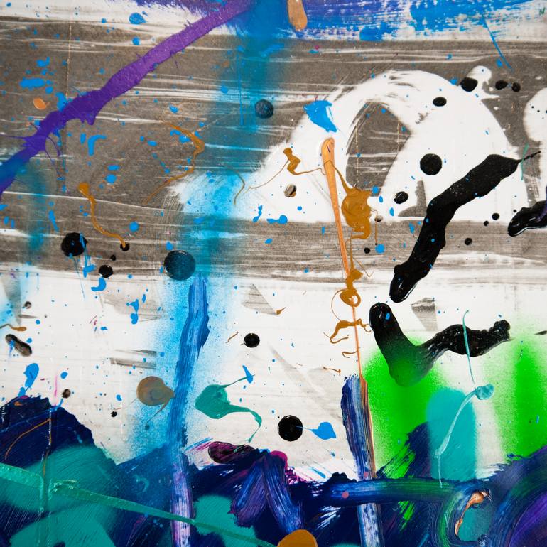 Original Abstract Expressionism Abstract Painting by Niki Hare