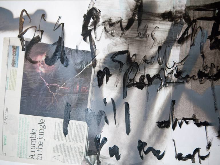 Original Abstract Expressionism Abstract Painting by Niki Hare