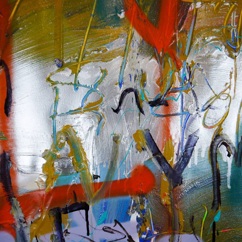 Original Abstract Expressionism Abstract Painting by Niki Hare