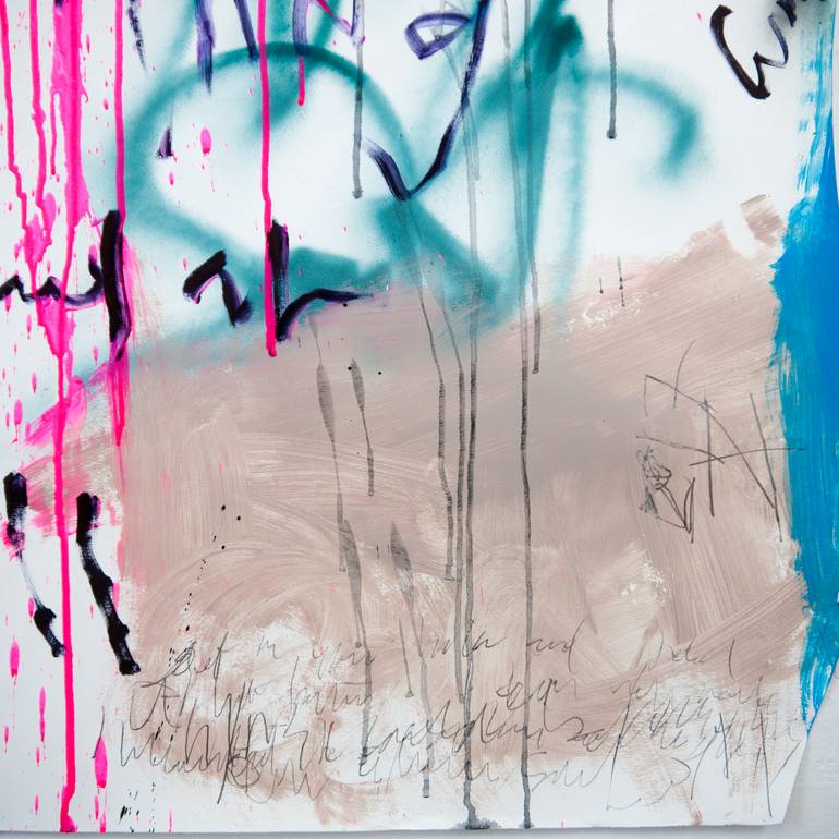 Original Abstract Expressionism Abstract Painting by Niki Hare
