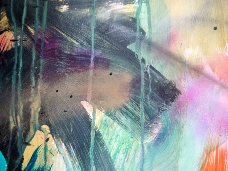 Original Abstract Expressionism Abstract Painting by Niki Hare