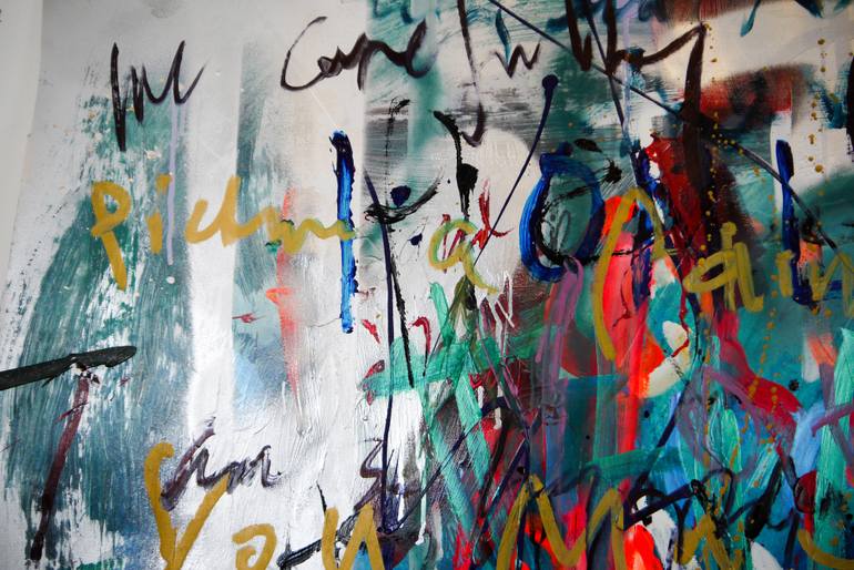 Original Abstract Expressionism Abstract Painting by Niki Hare