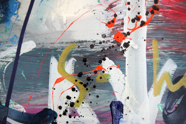 Original Abstract Expressionism Abstract Painting by Niki Hare