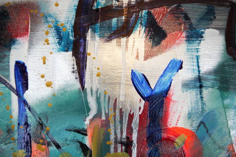 Original Abstract Expressionism Abstract Painting by Niki Hare