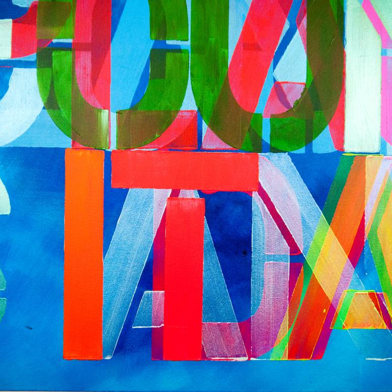 Original Pop Art Abstract Painting by Niki Hare