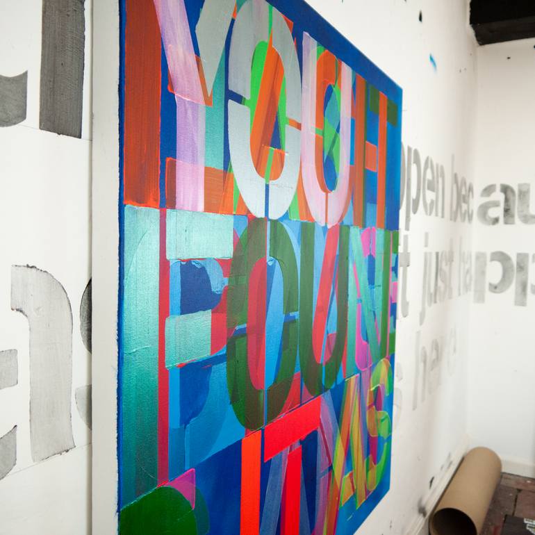 Original Pop Art Abstract Painting by Niki Hare