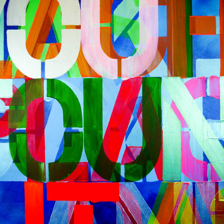 Original Pop Art Abstract Painting by Niki Hare