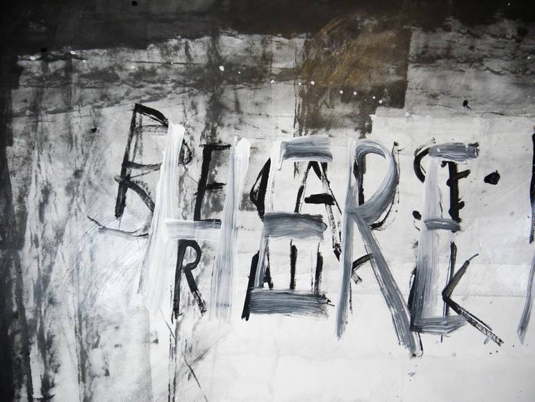 Original Street Art Abstract Painting by Niki Hare