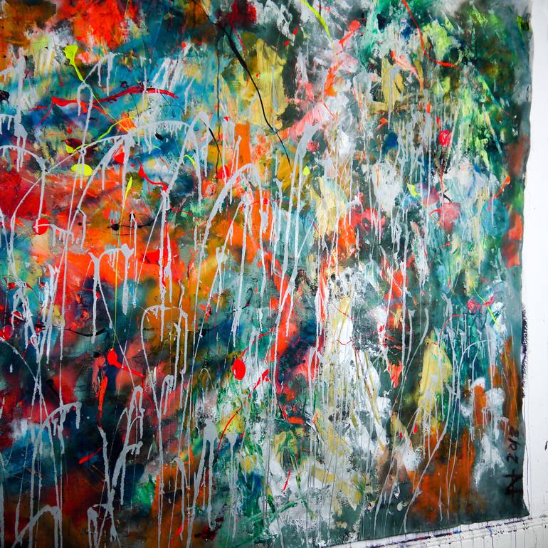 Original Abstract Expressionism Abstract Painting by Niki Hare