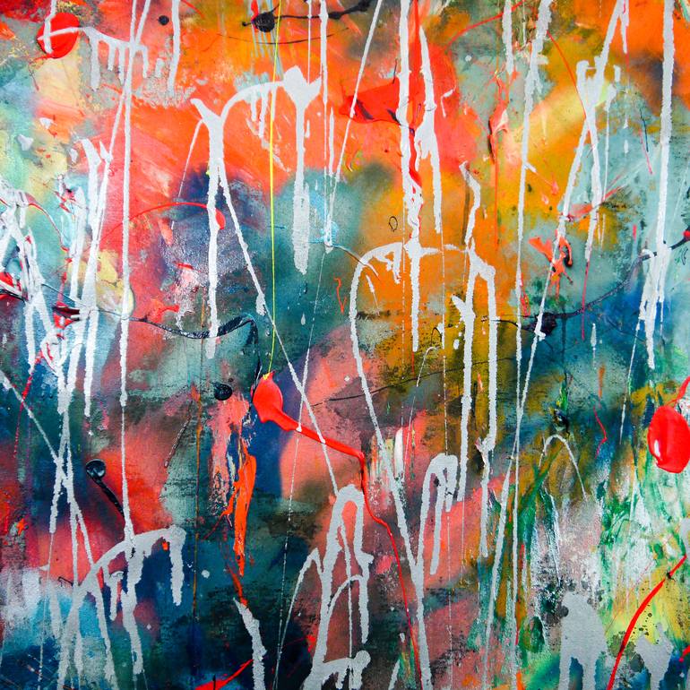 Original Abstract Expressionism Abstract Painting by Niki Hare