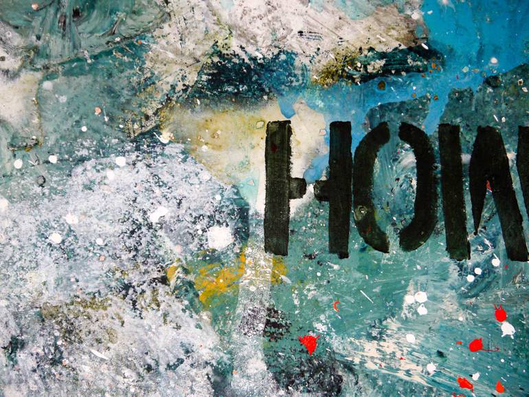 Original Abstract Expressionism Abstract Painting by Niki Hare