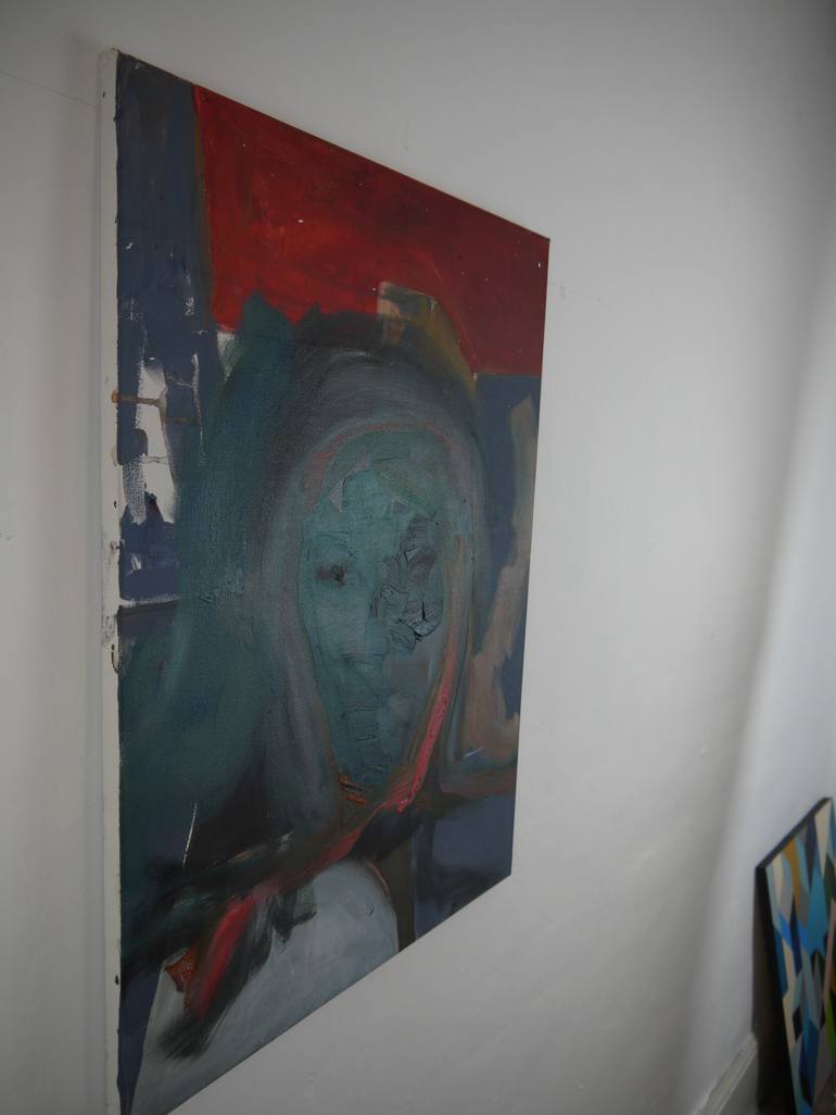 Original Abstract Portrait Painting by Niki Hare