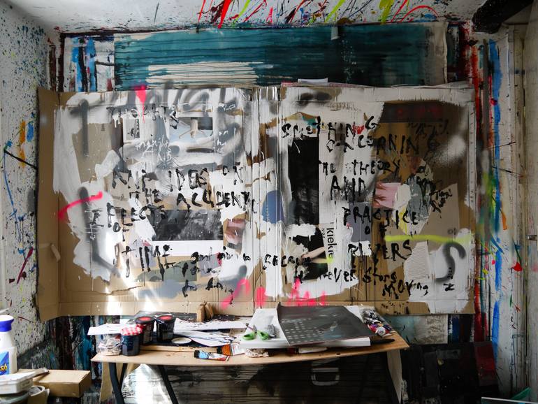 Original Abstract Expressionism Abstract Painting by Niki Hare