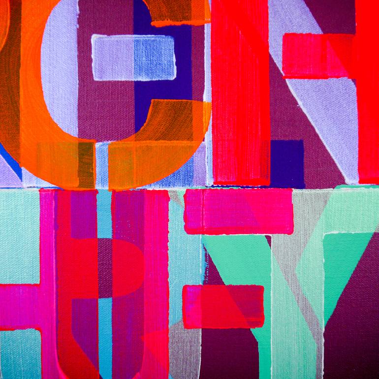 Original Pop Art Abstract Painting by Niki Hare